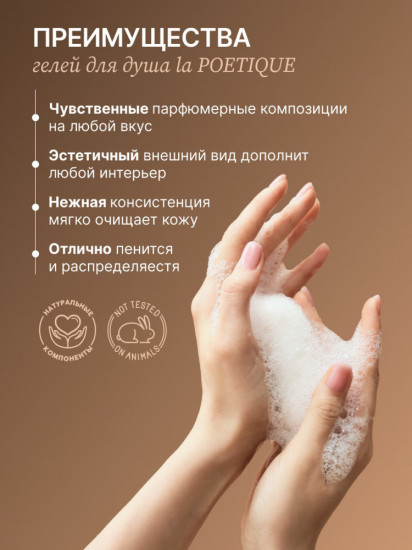 Гель для душа парфюмированный «Black pepper»