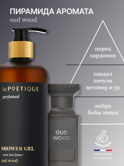 Гель для душа парфюмированный «Oud wood»