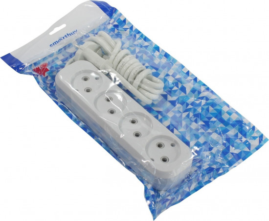 Удлинитель Smartbuy SBE-10-4-02-N