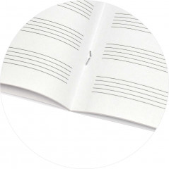 Тетрадь для нот «Девушка в наушниках» - Фото 4