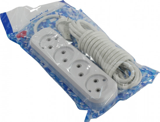 Удлинитель Smartbuy SBE-10-4-05-N