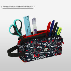 Пенал-косметичка школьный «Rockstar» - Фото 3