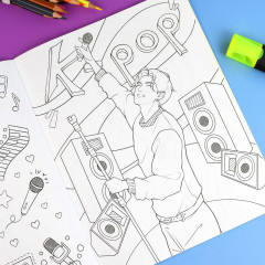 Раскраска для детей «В стиле K-pop» - Фото 6