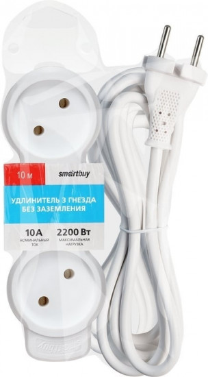 Удлинитель Smartbuy SBE-10-3-10m-N