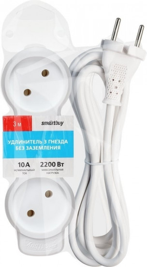 Удлинитель Smartbuy SBE-10-3-03m-N