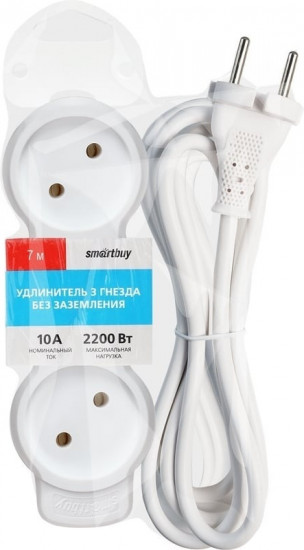 Удлинитель Smartbuy SBE-10-3-07m-N