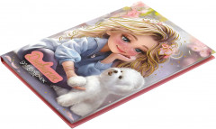 Дневничок для девочек «Блондинка с собачкой» - Фото 8