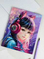 Дневник школьный «Девочка в наушниках» - Фото 7