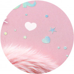 Дневничок для девочек «Меховое сердечко» - Фото 14