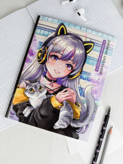 Дневник школьный «Девочка в наушниках» - Фото 6