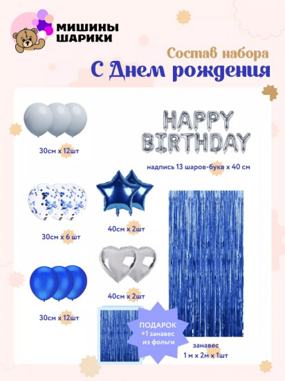 Набор шаров воздушных