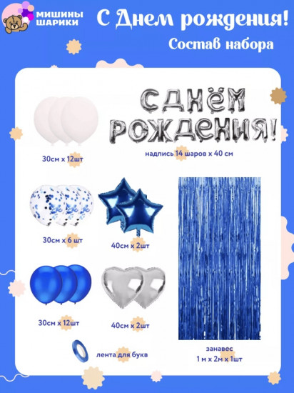 Набор шаров воздушных