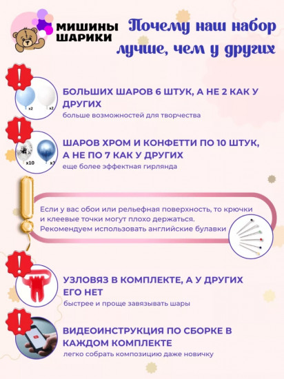 Набор шаров воздушных