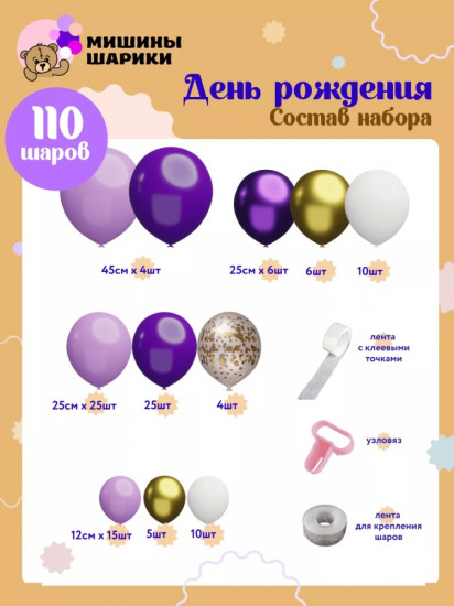 Набор шаров воздушных