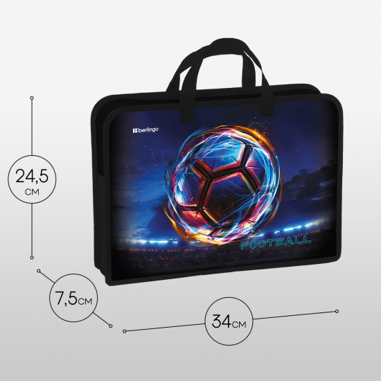 Папка с ручками «Cyber Football»