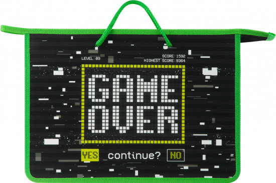 Папка с ручками «Game Over»