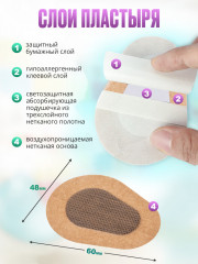 Пластыри глазные для детей на нетканой основе №21 - Фото 1