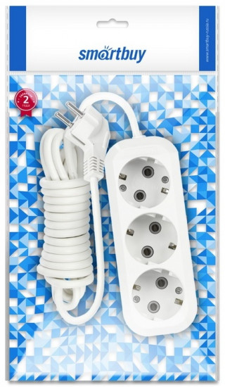 Удлинитель Smartbuy SBE-16-3-07-Z