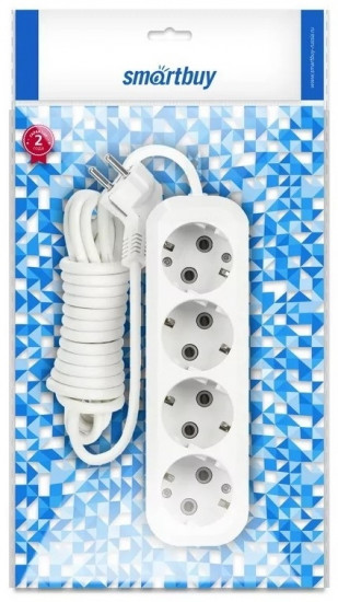 Удлинитель Smartbuy SBE-16-4-02-Z