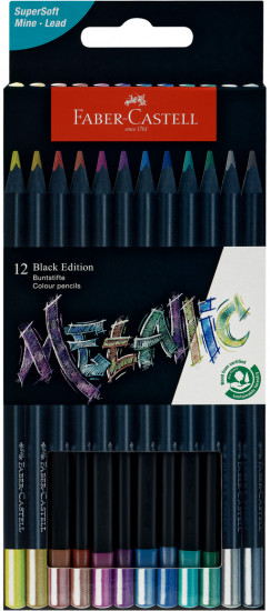 Набор цветных карандашей «Black Edition»