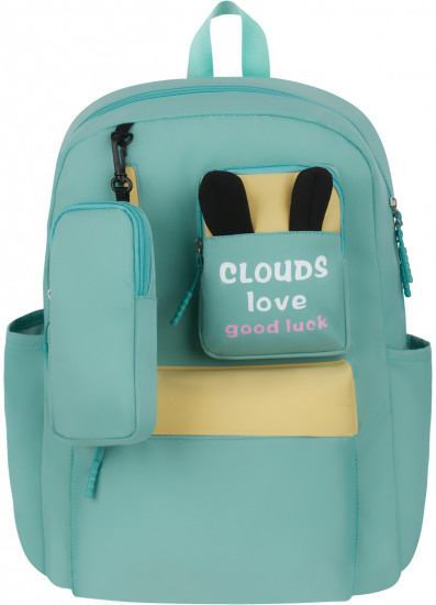 Рюкзак с пеналом «Cloud green»