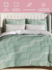 Комплект постельного белья «Мятный вечер» - Фото 3