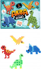 Аквамозаика для детей развивающая «Динозавры» - Фото 1