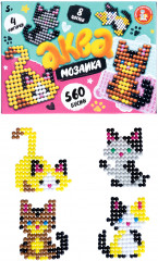 Аквамозаика для детей развивающая «Котики» - Фото 1