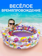 Бассейн надувной детский - Фото 2