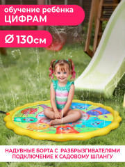 Коврик надувной с функцией разбрызгивания воды - Фото 1