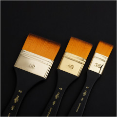 Набор художественных кистей-флейцев - Фото 6