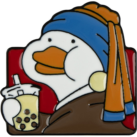 Набор металлических значков «Ducks and art»