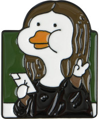 Набор металлических значков «Ducks and art» - Фото 4