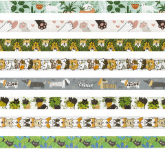 Набор клейких декоративных лент «Аnimals» - Фото 3