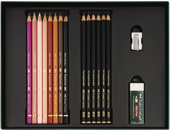 Набор художественных изделий «Polychromos & Pitt Graphite Matt»