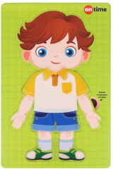 Пазл 3D обучающий для детей «Анатомия мальчика» - Фото 1