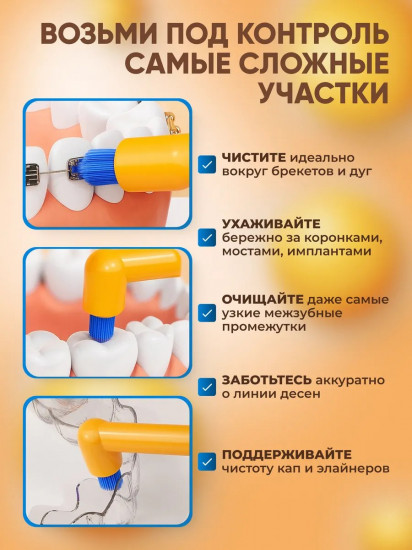 Зубная щетка монопучковая