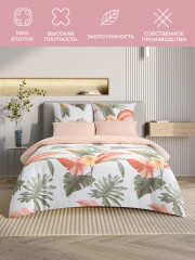 Комплект постельного белья «Пуансеттия» - Фото 3