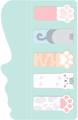 Набор флажков-закладок «Meow Paw» - Фото 1