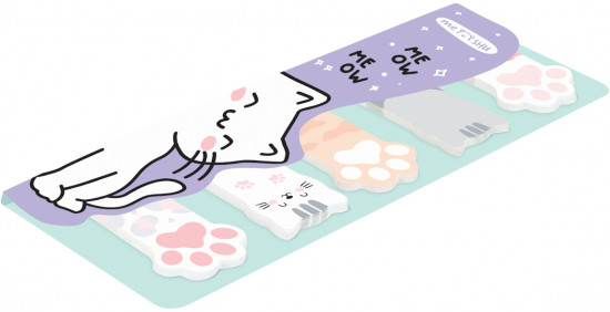 Набор флажков-закладок «Meow Paw»
