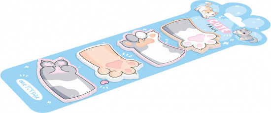 Набор флажков-закладок «Cute Paws»