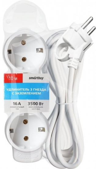 Удлинитель Smartbuy SBE-16-3-10m-Z