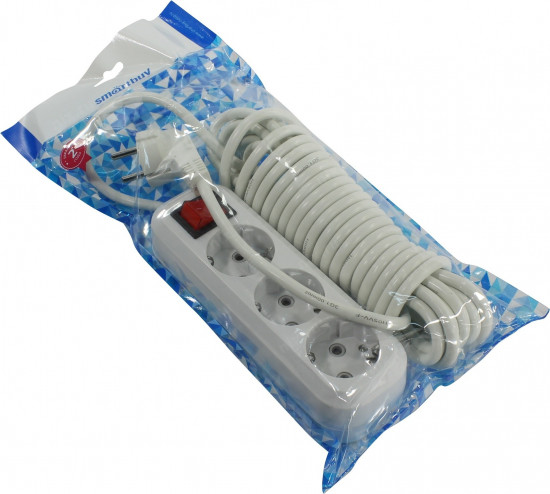 Удлинитель Smartbuy SBE-16-3-07-ZS