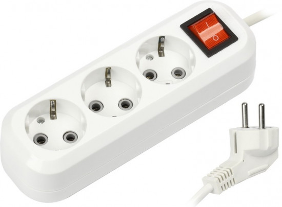 Удлинитель Smartbuy SBE-16-3-1.5-ZS