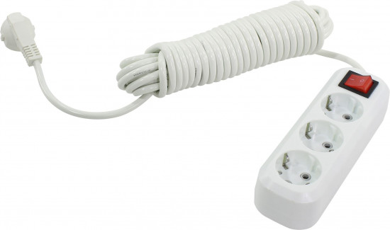 Удлинитель Smartbuy SBE-16-3-10-ZS
