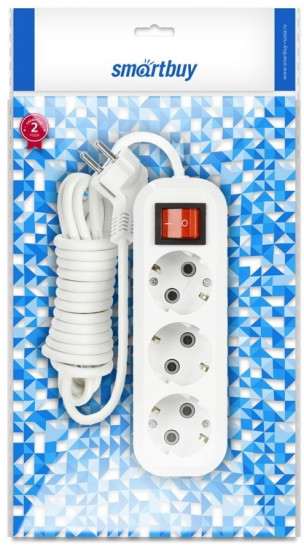 Удлинитель Smartbuy SBE-16-3-15-ZS