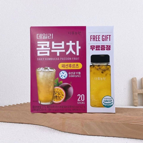 Чай-комбуча с маракуйей в стиках «Daily Kombucha-Passion Fruit»