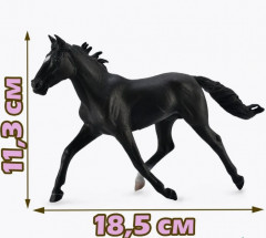 Фигурка животного «Жеребец стандартбредный гнедой» - Фото 2