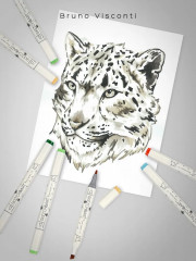 Набор маркеров двусторонних для скетчинга - Фото 7