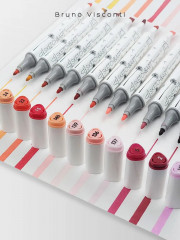 Набор маркеров двусторонних для скетчинга - Фото 9